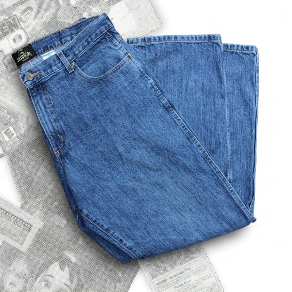 Vintage Blue Bass Pro Shops RedHead Denim Jeans